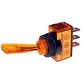 The Best Connection 20 Amp 12V Amber Toggle Switch 2617J